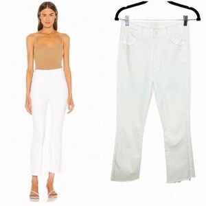 MOTHER Denim The Hustler Ankle Fray Size 28 Fairest Of Them All Wash High Waist